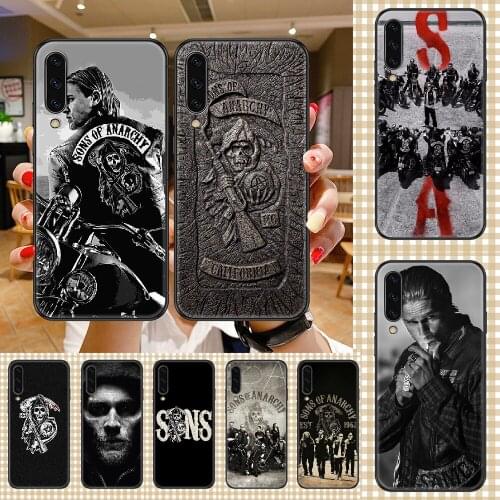TV Sons of Anarchy Phone case For Samsung Galaxy A 3 5 7 8 10 20 21 30 40 50 51 70 71 E S 2016 2018 4G black silicone coque