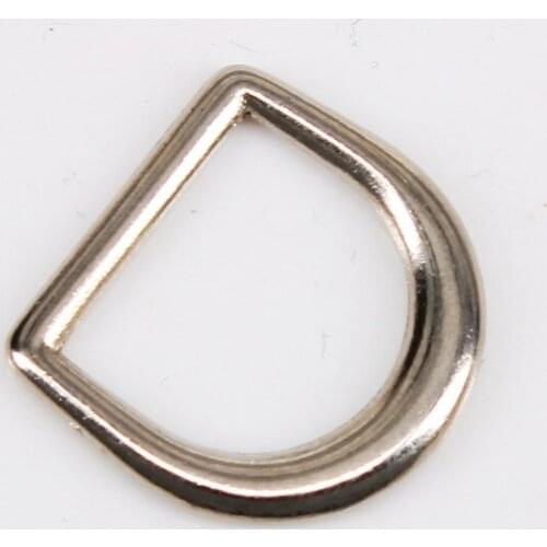 20piece 16mm Silver Metal Alloy D Ring Buckle Belt for Shoes Bag Garment Fasteners Sewing Accessories K414
