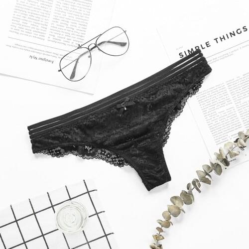 Lilymoda 3pcs New Arrivals Sexy Seamless Briefs For Women Floral Lace Transparent Panties Underwear Female Comfortable Lingerie