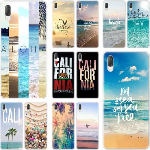 Hot Summer beach tree Hard Case For Sony Xperia L1 L2 L3 X XA XA1 XA2 XA3 Ultra 10 Plus E5 XZ XZ1 XZ2 Compact XZ3 XZ5 2 20 Cover