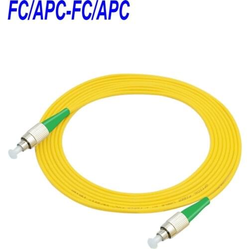 2Meters FC/APC-FC/APC,3.0mm,Singlemode 9/125,Simplex,Optical Fiber Patch Cord Cable,FC to FC