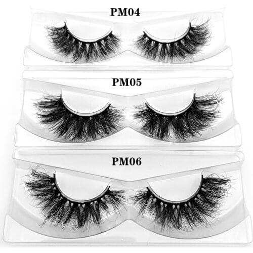 Rainsin 30Pairs Fluffy Mink Lashes Short Messy Wispy Natural Eyelashes 20mm Hamdmade 3D Mink Eyelashes Makeup False Eyelash