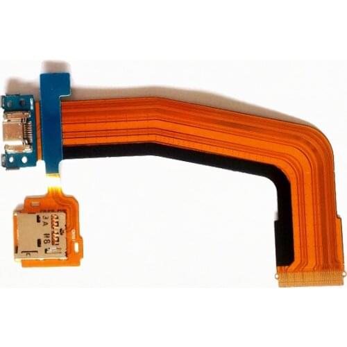 50pcs For Samsung Galaxy Tab S 10.5 T800 T801 T805 Charging Charger Dock Port + Sim Reader Flex Cable Ribbon