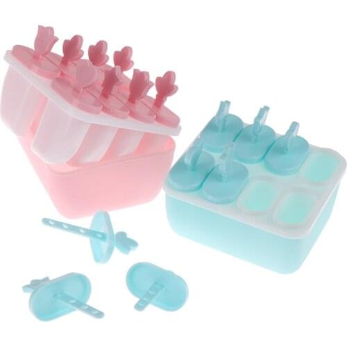 8 Cell Silicone Mold Ice Cream Chocolate Mold Food Safe Popsicle Ice Lolly Mould