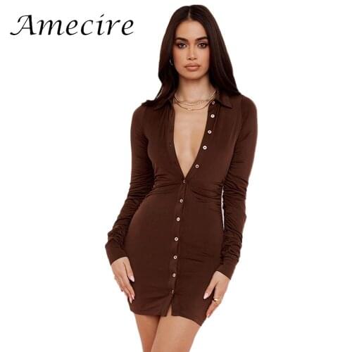 Amecire Long Sleeve Summer Dresses