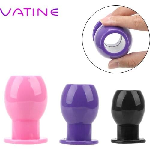 Hollow Anal Plug Douche Enema Anal Dilator Butt Plug Anal Plug Sex Toys For Man Women Gay Erotic Intimate Goods Adult Games