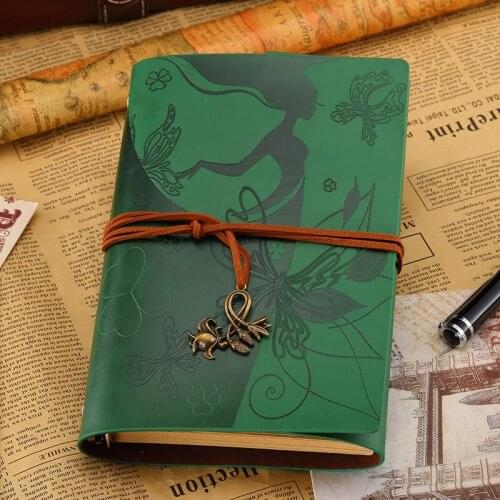 Retro Handbook Simple Creative Gift Leaflet Notebook With A6 Blank Soft Skin Diary For Senior High School Students