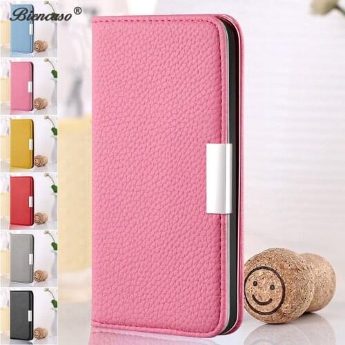 Litchi Flip Case For Samsung Galaxy S7 Edge S8 S9 S10 Plus A10 A20 A30 A40 A50 A60 A70 A80 A20E A03S J4 J6 A7 A11 Phone Cover