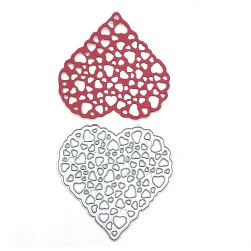 Julyarts Hollow Out Love Die Cuts for Card Making Scrapbooking Material Decoration Scrapbook Die Cuts Album Paper Card Craft