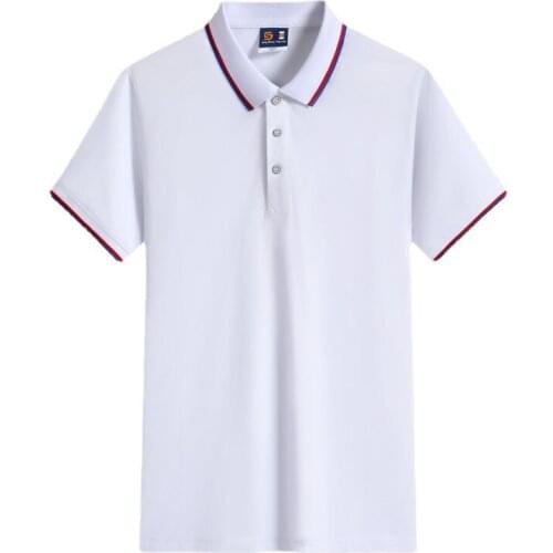 Lapel business polo shirt with short sleeves T-shirt in summer