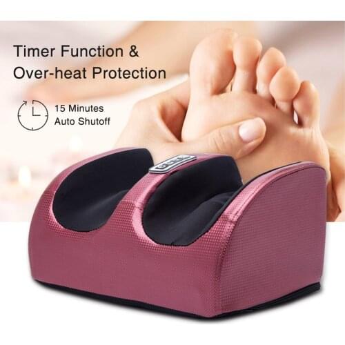 Foot Massage Machine Electric Shiatsu Foot Massager Heating Therapy Foot Massage Roller for Relief Leg Fatigue Women Men Gift