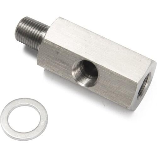 Metric Adapter 1/8" NPT Female X M10 M10X1 Tee Oil Pressure Fittings