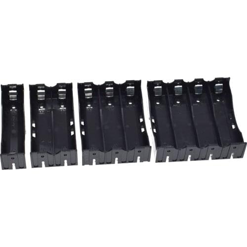 ABS 18650 Power Bank Cases 1X 2X 3X 4X 18650 Battery Holder Storage Box Case 1 2 3 4 Slot Batteries Container With Hard Pin