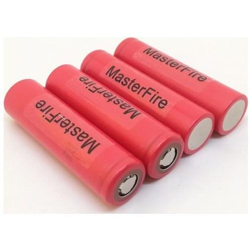 MasterFire 6pcs/lot Original Sanyo 18650 NCR18650BF high capacity 3400mAh Lithium 3.7v Battery Rechargeable Batteries Cell