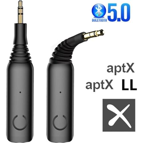 Bluetooth 5.0 Receiver Low Latency 3.5mm Jack Aux Wireless Adapter Music Mic for Speaker MP3 Car RCA Bluetooth Audio Transmitter