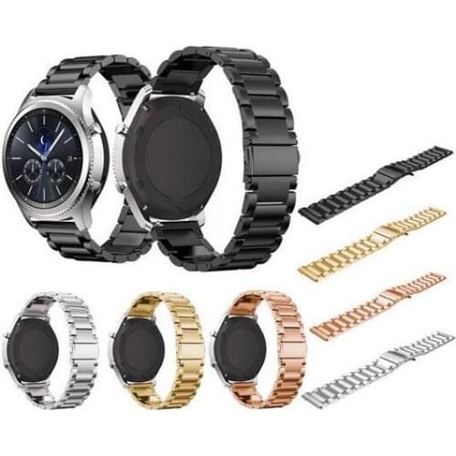 20mm 22mm Stainless Steel band For Samsung Gear S2 S3 active2 Neo bracelet Vivo watch 42 46 zenwatch huawei GT 2E straps