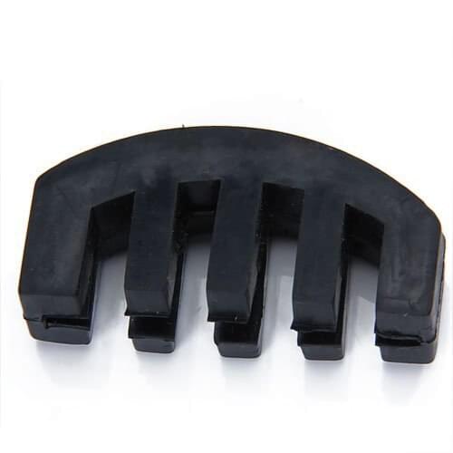 Rubber 4/4 Violin practice mute Black
