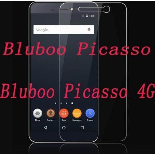 Smartphone 9H Tempered Glass for Bluboo Picasso / Picasso 4G 5" Explosion-proof Protective Film Screen Protector cover phone