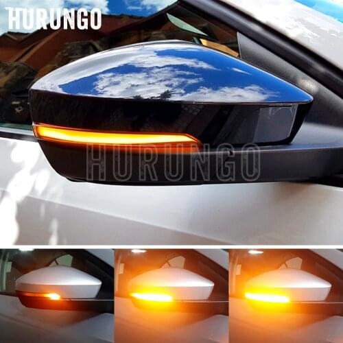 For Skoda Octavia Mk3 A7 5E 2013 2014 2015 2016 2017 2018 2019 Rearview Mirror Blinker Indicator LED Dynamic Turn Signal Light