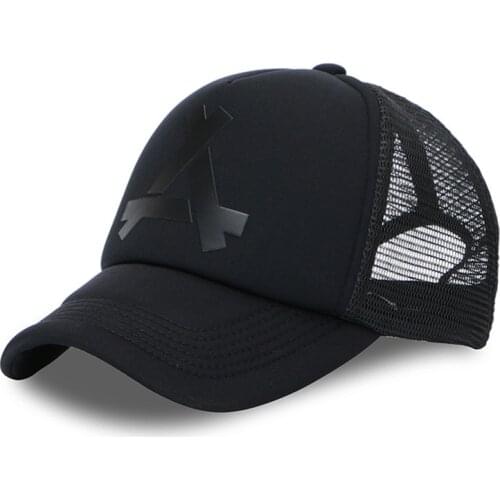 Unisex Print Cap Summer Casual Mesh Baseball Cap Adjustable Snapback Hats For Women Men Hip Hop Trucker Caps dad hat hats