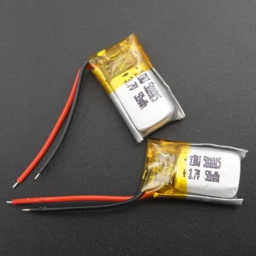 XINJ 3.7V 50 mAh lithium polymer battery lipo cell 501015 For MP3 headphones bluetooth 3D glasses Record pen wireless earphones