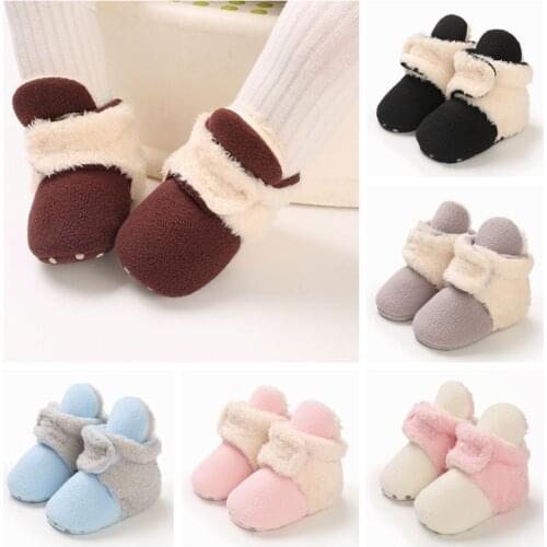 Winter Warm First Walkers Baby Shoes Toddler Princess Boots Boys Soft Sole Infant Girl Footwear Newborn Shoes