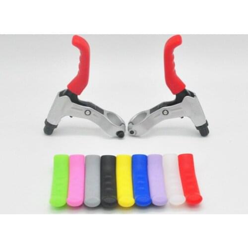 1 Pair Bicycle Handlebar Cover Grips Rubber Soft Anti-Skid Cycling Bike Grips MTB Mountain Road Bike Lock on Handle End Grips