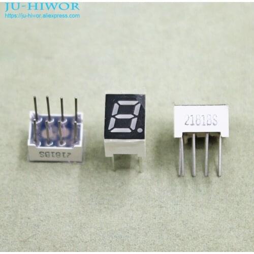 10pcs/lot) 8 Pins 2811BR 0.28 Inch 1 Bit Digit 7 Segment Red LED Display Share Common Anode Digital Display