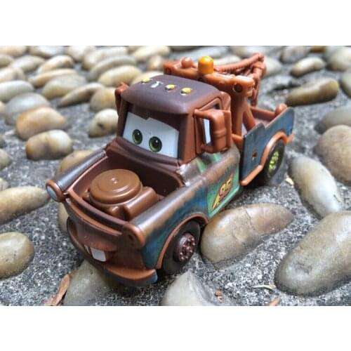 Pixar Cars 2 100% Original Diecast Metal Alloy Model Cars Toys 1:55 Scale Mater Trailer Tow Mater Loose Xmas Giftcrew