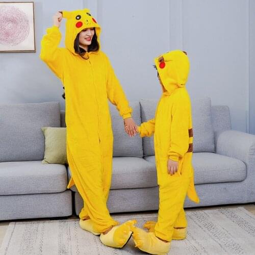2021 Children Onesie Kids Totoro Panda Pajamas Animal Cartoon Blanket Sleepers Baby Costume Winter Boys Girls Licorne Jumspuits