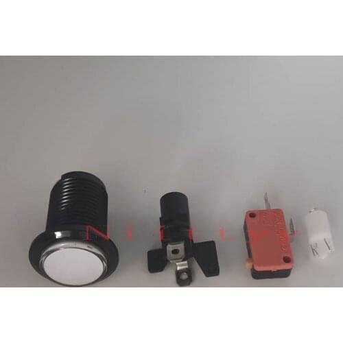 33mm Push Button Arcade Button Led Micro Switch Momentary RGB LED Illuminated 12v Power Button Switch