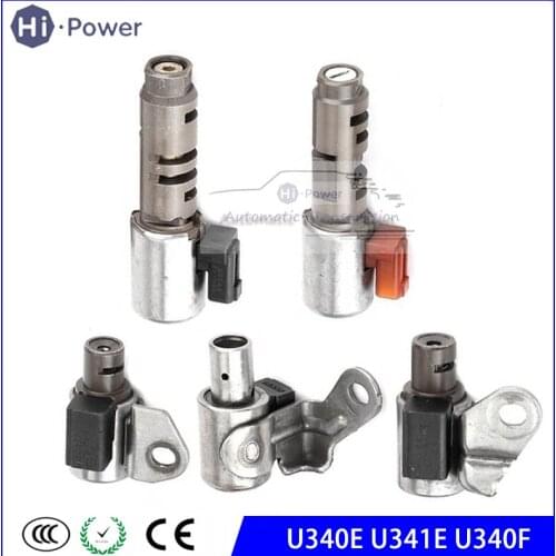 5PCS U340E U341E U341F transmission solenoid valve Kit for 1999-UP Lexus Toyota Corolla s 1.8L ZRE142L NZE121 1NZ-FE