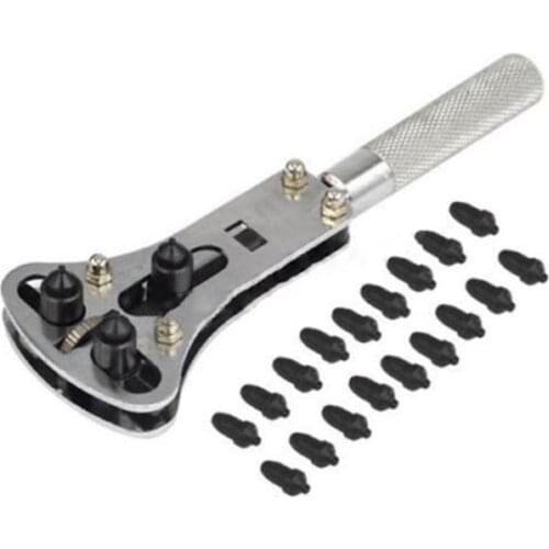 50% HOT SALES!!!Wrist Watch Case Opener Adjustable Screw Back Remover Wrench Repair Tool