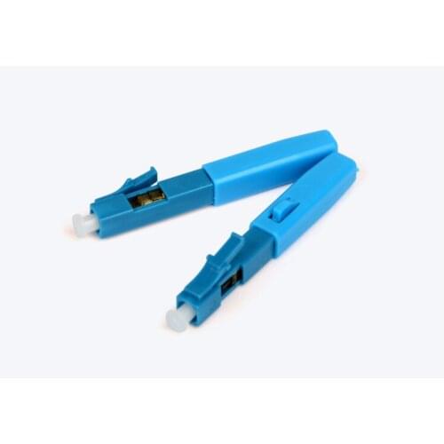 50PCS/ Lot LC UPC fast connector Assembly Fast FTTH Fiber Optic Connectors