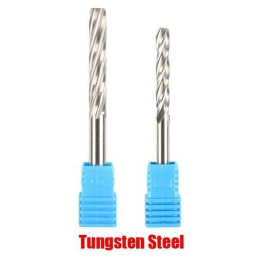 6.05mm Cutting Dia 60mm Length 6 Spiral Flute H7 Straight Tungsten Carbide Steel Machine Milling Cutter Chucking Reamer