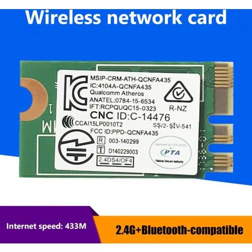 2.4G/5G M.2 NGFF Wireless Adapter 1.73Gbps Bluetooth 5.0 WiFi Network Card for Intel 9260NGW