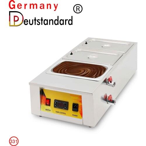 Commercial Chocolate Melting Machine Digital Display Panel With Three Cylinders Warmer Machine Chocolate Tempering Maker With CE