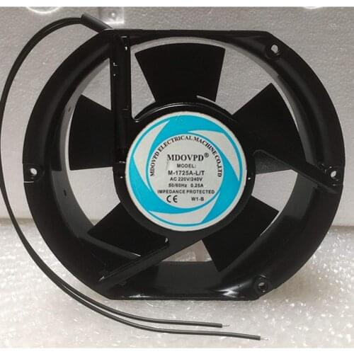 Mdovp MD-1725A1HBL ac 110/120v Cooling Fan 6 Monts Warranty 2 wire leading outo