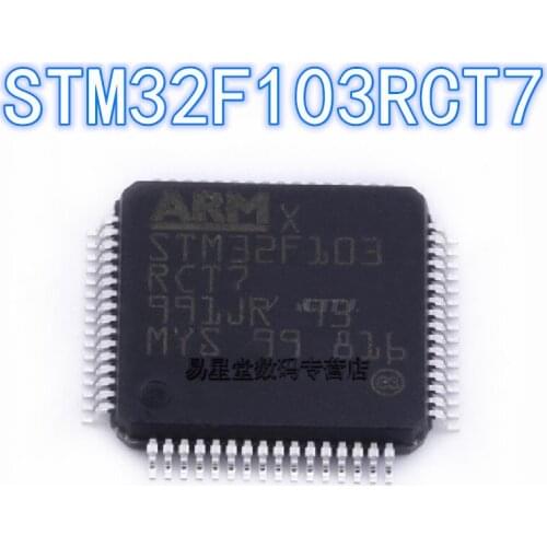 1PCS 100% new original authentic STM32F103RCT7 QFP-64 32F103RCT7 QFP64 microcontroller chip