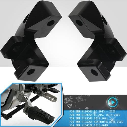 For BMW S1000XR R1200 GS LC Adventure R 1250GS Adventure ADV 2021 2020 Motorcycle Rear Set Foot Pegs R1250GS R1200GS S 1000XR