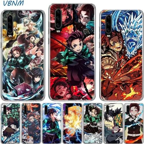 Demon Slayer Kimetsu no Yaiba Anime Silicone Case For Huawei P40 P30 P20 Mate 40 30 20 10 P10 Pro+ lite P Smart 2020 Z Plus + 20