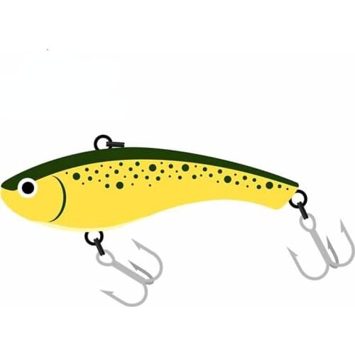 Personality Interesting Fishing Lure Vinyl Car Sticker Anti-UV Waterproof Scratch-Proof Custom Printing Decal Trunk Decoration