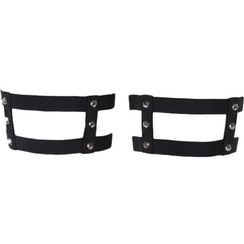 Womens Sexy Garter Belt Body Harness Rivet Leg Harness Goth Garter Belts Stockings Cosplay High Quality Elastic Bondage Garter