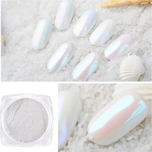 1g Pearl Powder Nail Art Magic Mirrorpowder Changing colors Glitter Mirror Mermaid Gel Polish Shimmer Dip Dust DIY Nails Decor