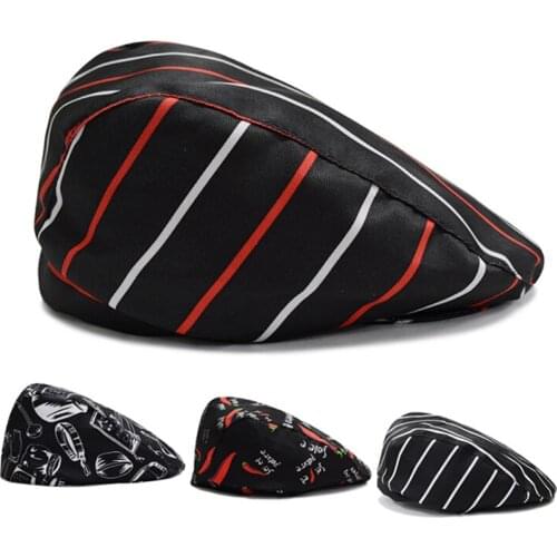 1PC Mens/women Newsboy Driver Beret Hats Solid Cotton Cabbie Golf Flat Cap