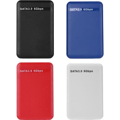 2.5 inch USB3.0 to SATA 3.0 HDD SSD Case 3TB 6Gbps High Speed USB3.0 Enclosure Case Portable Hard Disk Drive Box for PC Laptop