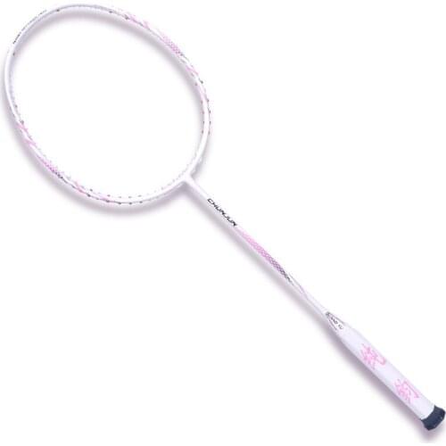 8U Professional 100% Carbon Badminton Racket for women 22-30lbs G5 Ultralight Badminton Racquet Padel Training Sports