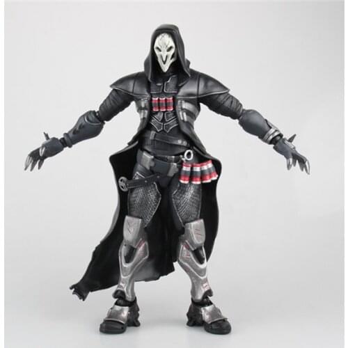 OW Action-Figure-Anime Overwatch Reaper 28cm PVC Anime Model Cartoon Game