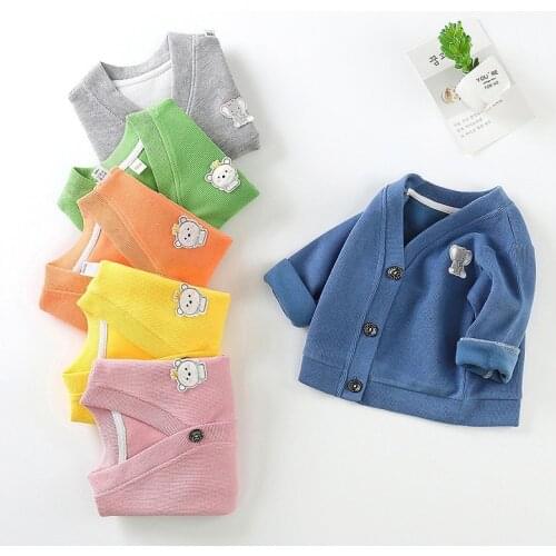 Baby Winter Clothes Boy Jacket Childrens Knitwear Jacket Boys Girls Cardigan Fall/Winter Baby Jacket Infant Colorful Sweater
