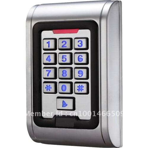 DWE CC RF Waterproof metal case keypad EM-ID wiegand 26 reader 002P